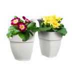 vibia campana flower twin 21cm blanc soie